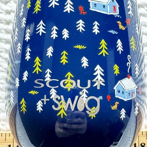 Scout + Swig Life Insulated Wine Tumbler Cabin Design Stainless Steel 14 oz - Picture 3 of 7